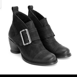 John Fleuvog East End Porter Black Ankle Boots, Size 8